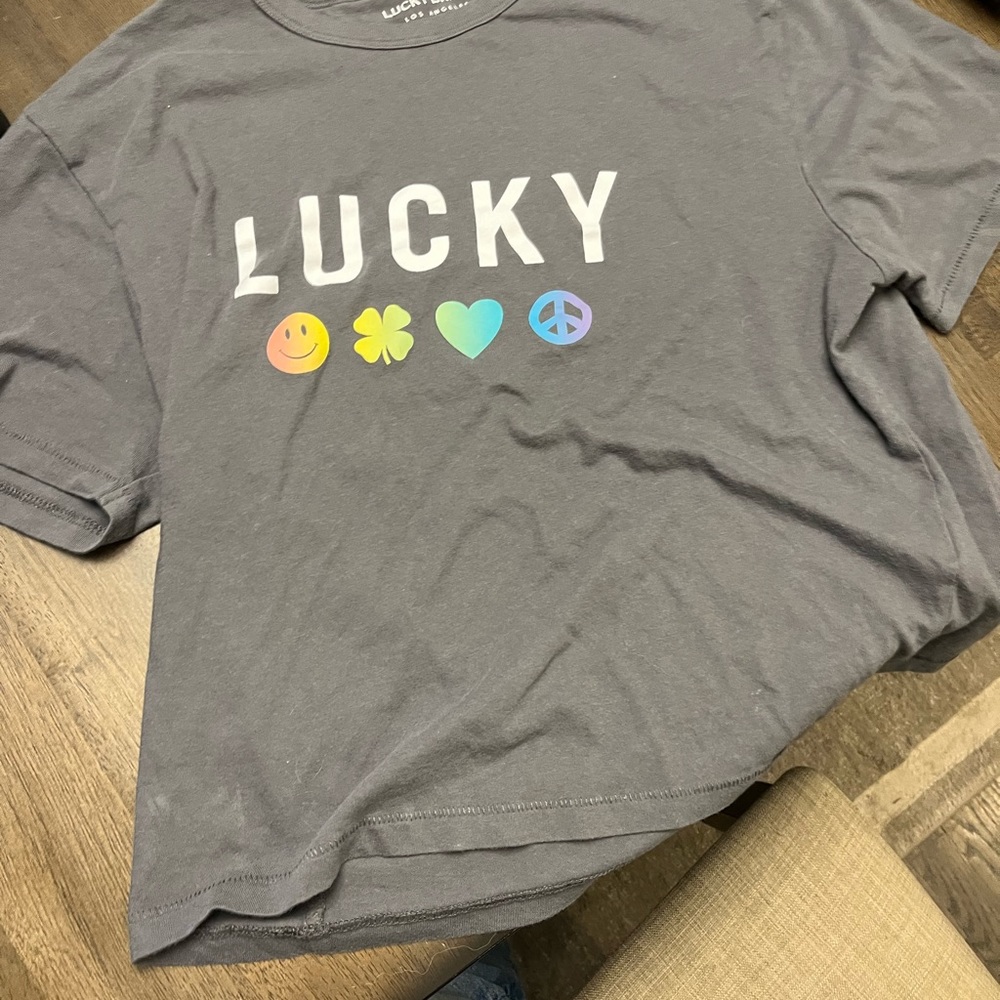 Lucky brand T womens medium cropped